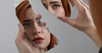 A young woman wonders how to put her reflection back together.