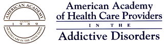 Logo: American Academy of Health Care Providers in the Addictive Disorders