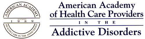 Logo: American Academy of Health Care Providers in the Addictive Disorders