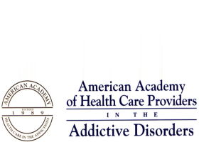 Logo: American Academy of Health Care Providers in the Addictive Disorders