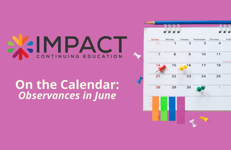 On the Calendar: Observances & Awareness in June