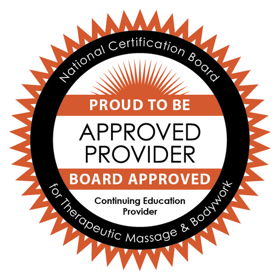 Logo: National Certification Board for Therapeutic Massage & Bodywork - Approved Continuing Education Provider