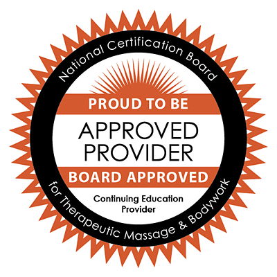Logo: National Certification Board for Therapeutic Massage & Bodywork - Approved Continuing Education Provider