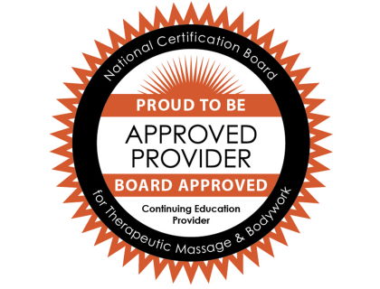 Logo: National Certification Board for Therapeutic Massage & Bodywork - Approved Continuing Education Provider