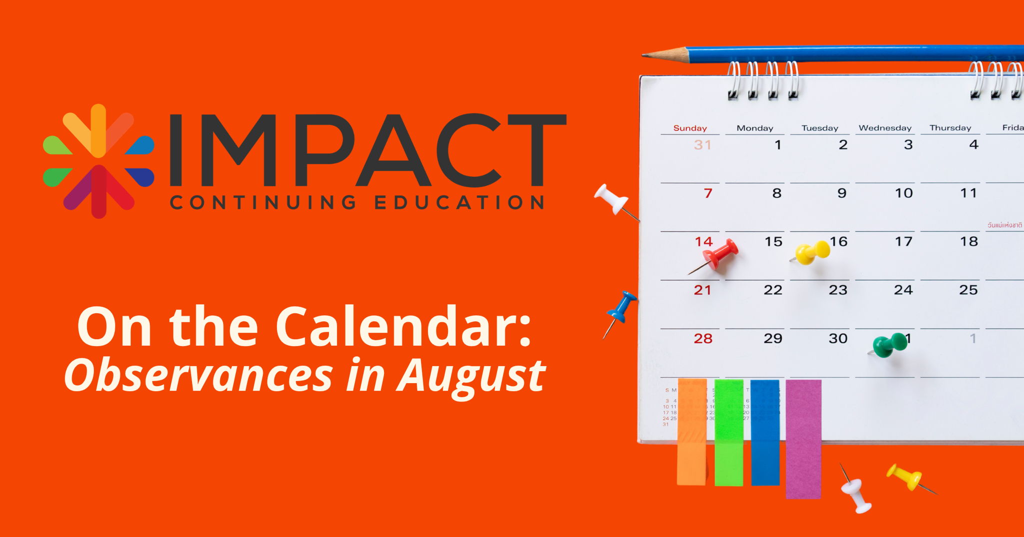 A calendar with specific dates marked and highlighted.