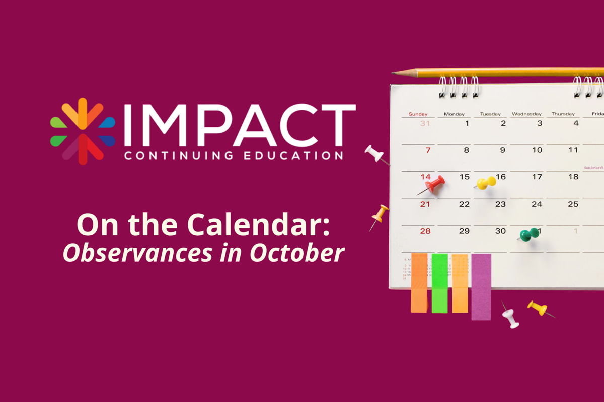 On the Calendar: Observances in October