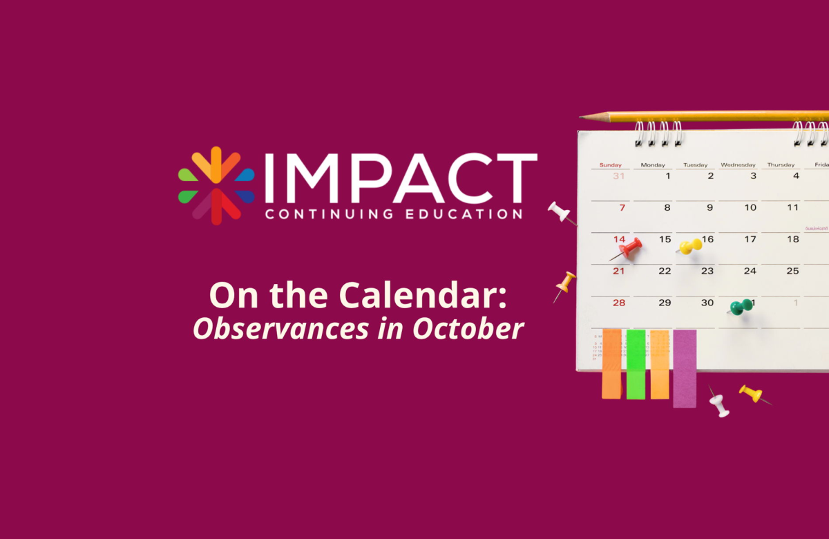 On the Calendar: Observances in October