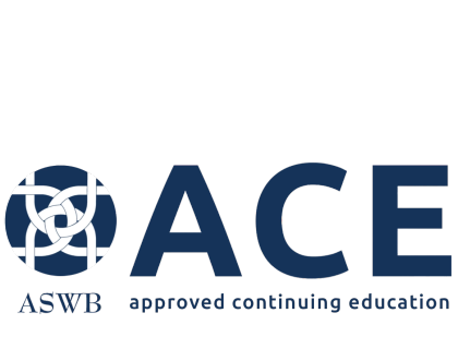 Logo: ASWB ACE approved continuing education